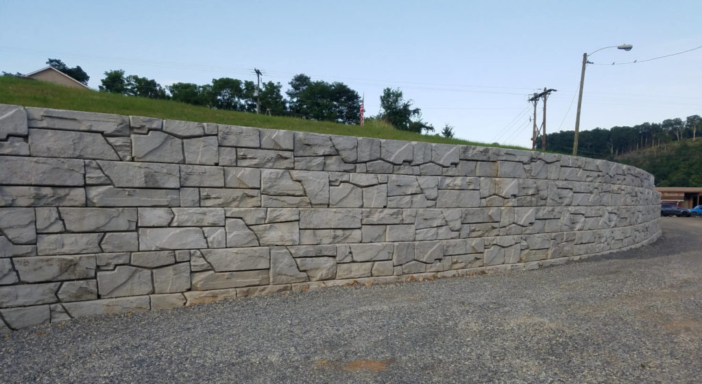 VertiBlock Concrete Retaining Wall